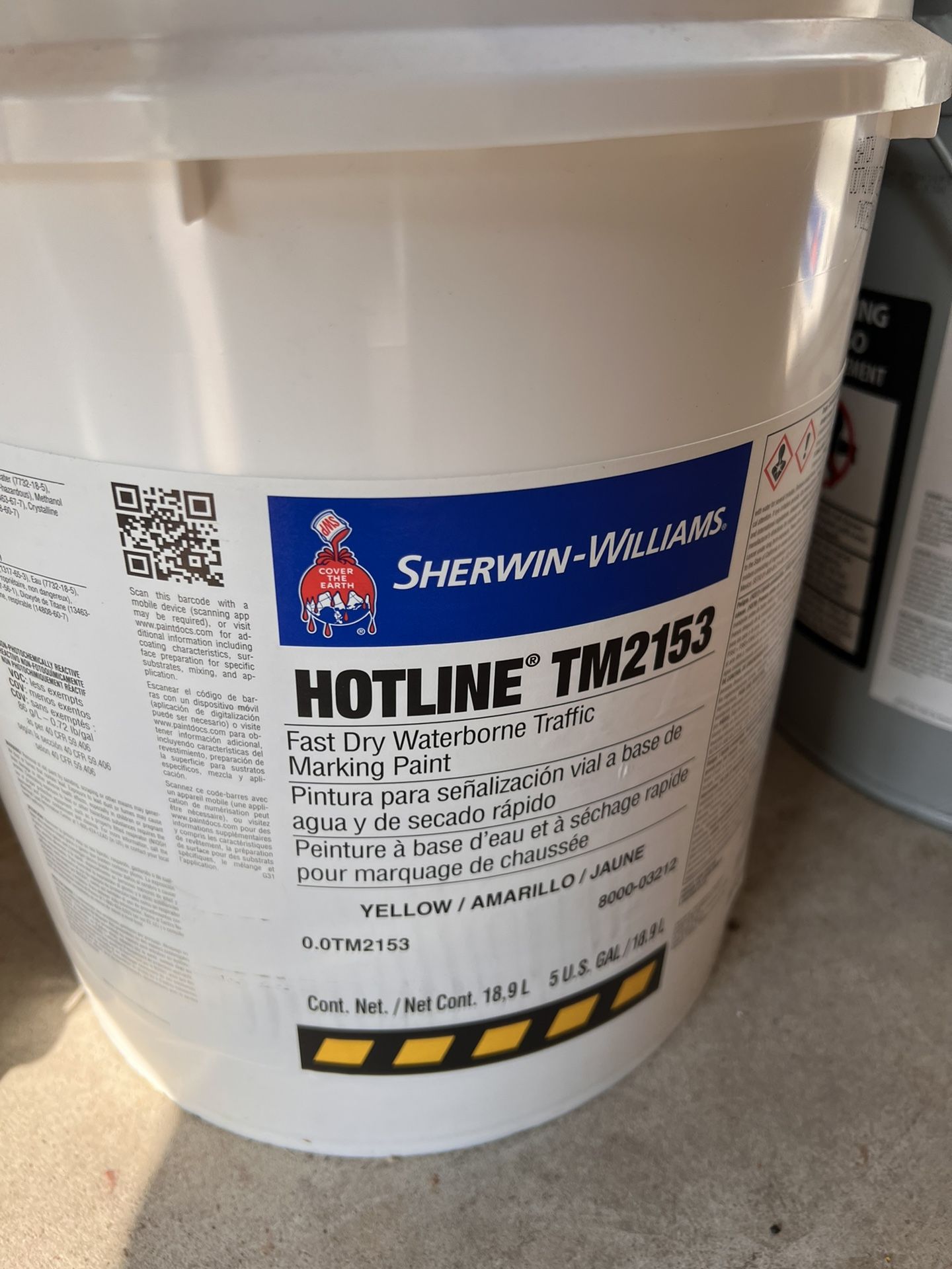 Traffic Paint/Hotline TM2153/Yellow/5gal