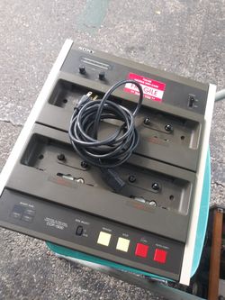  MONAURAL 16 TIMES SPEED AUDIO CASSETTE DUPLICATOR CCP-1300 WITH POWER CORD 