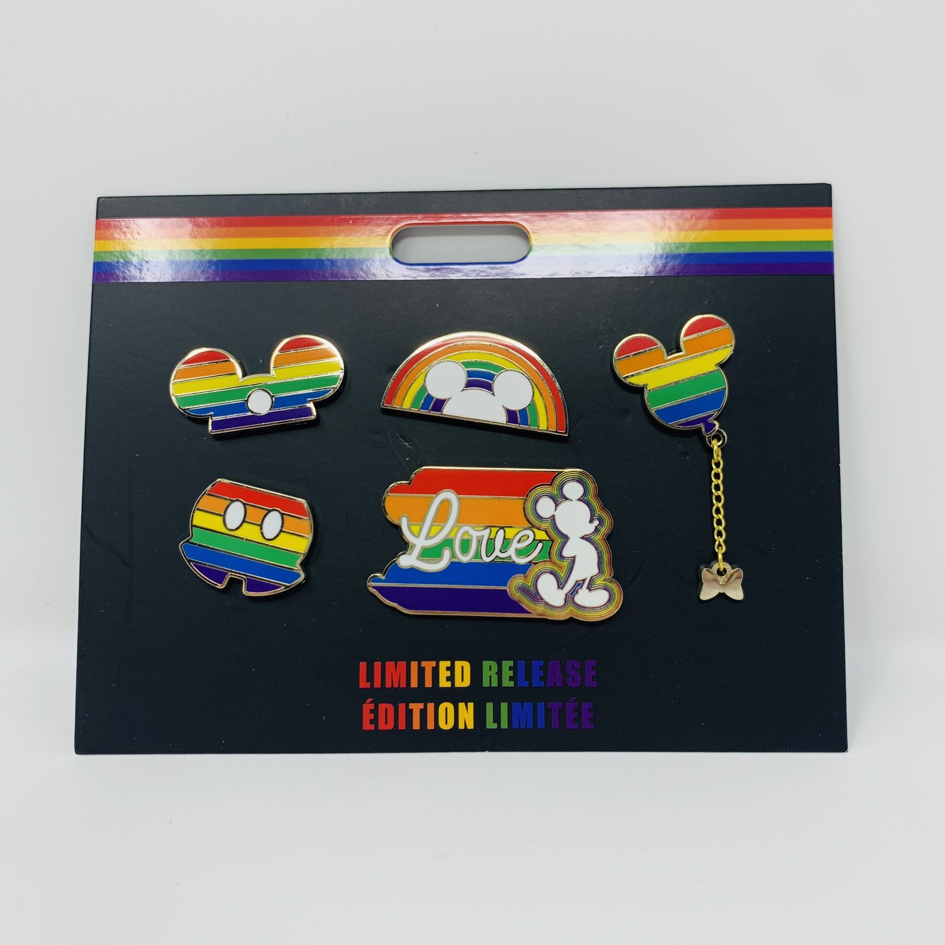 Disney Rainbow Pride Pin Set