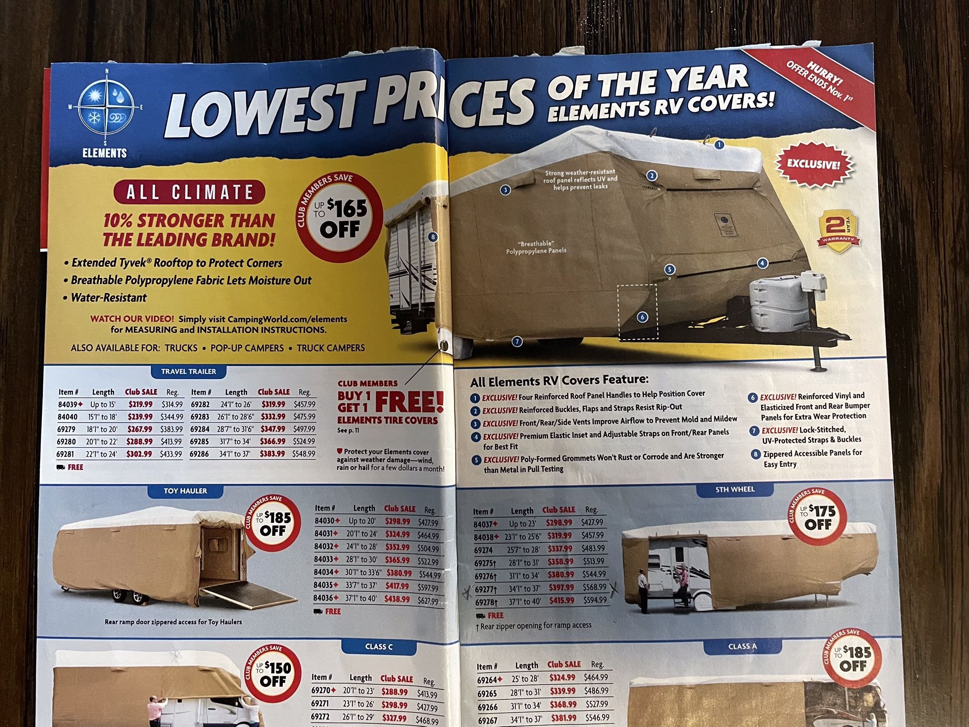 RV 5th Wheel Cover