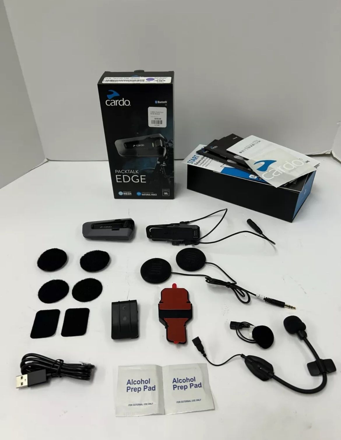 Cardo PackTalk Edge Headset Bluetooth with JBL Speakers