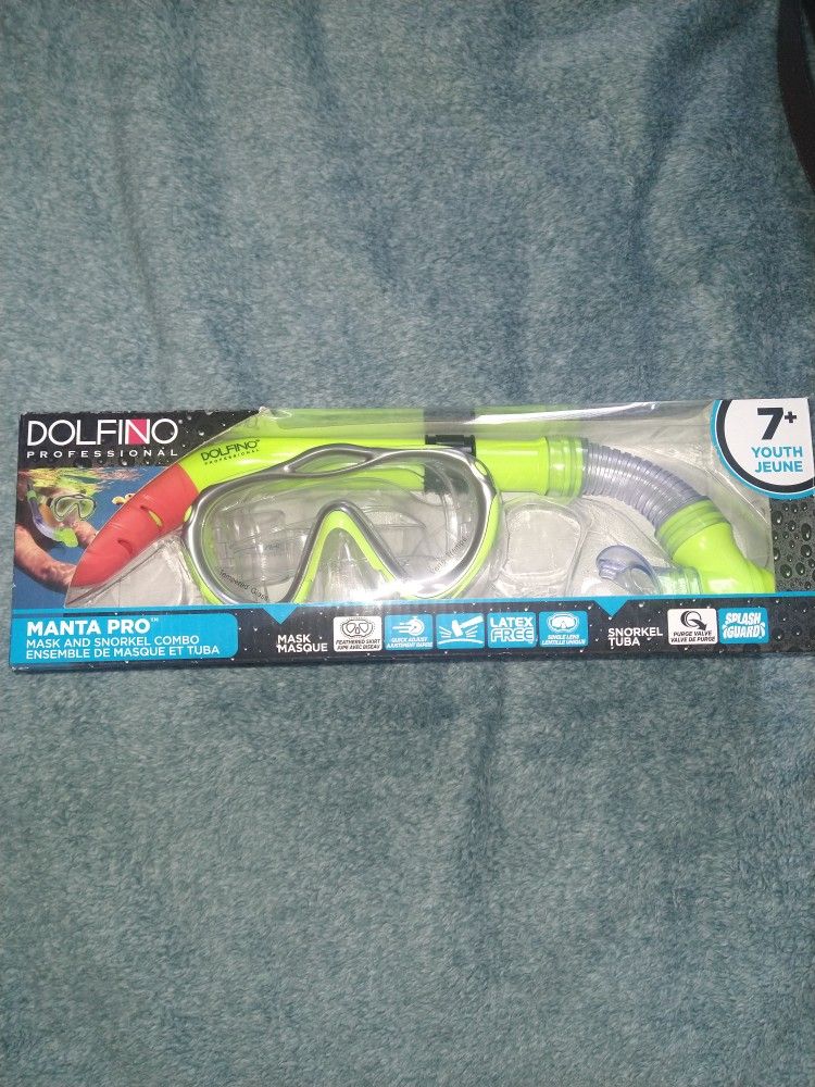 🏖️ NEW Delfino Pro Snorkel & Mask Combo – Only $12!