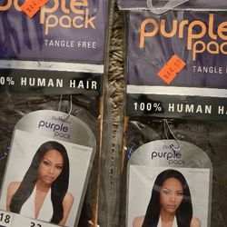 Purple Pack Human Hair