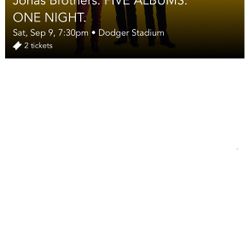 Jonas Brothers LA TICKETS 