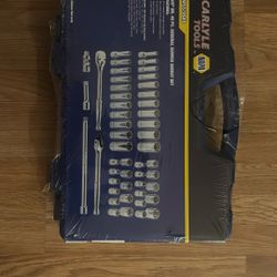 3/8 Drive 49 Pc Socket Set Heavy Duty Metric/sae Sizes 