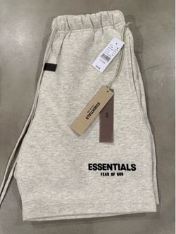 Essentials Light Oatmeal Shorts Size Small Brand New