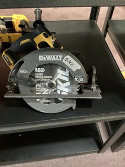 DEWALT 60V Flex Brushless 7 1/4” Circular Saw (Tool-Only) $200