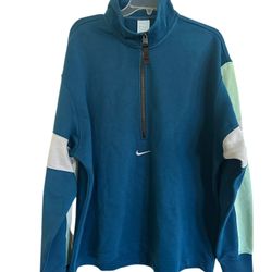 DRAKE  X  NIKE  Nocta tech fleece 1/2 Zip Pullover size Medium  Color: Teal
