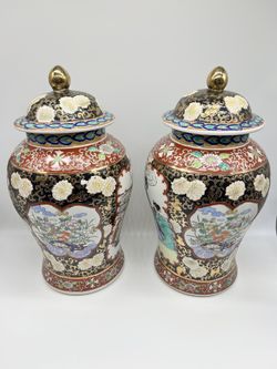 Large Asian Jars 