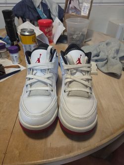 Slightly  used kids Air Jordan's