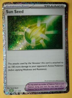Pokemon Card "Sun Seed" - 027/034