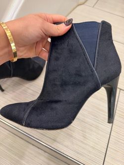 Rachel Zoe pony hair ankle boots