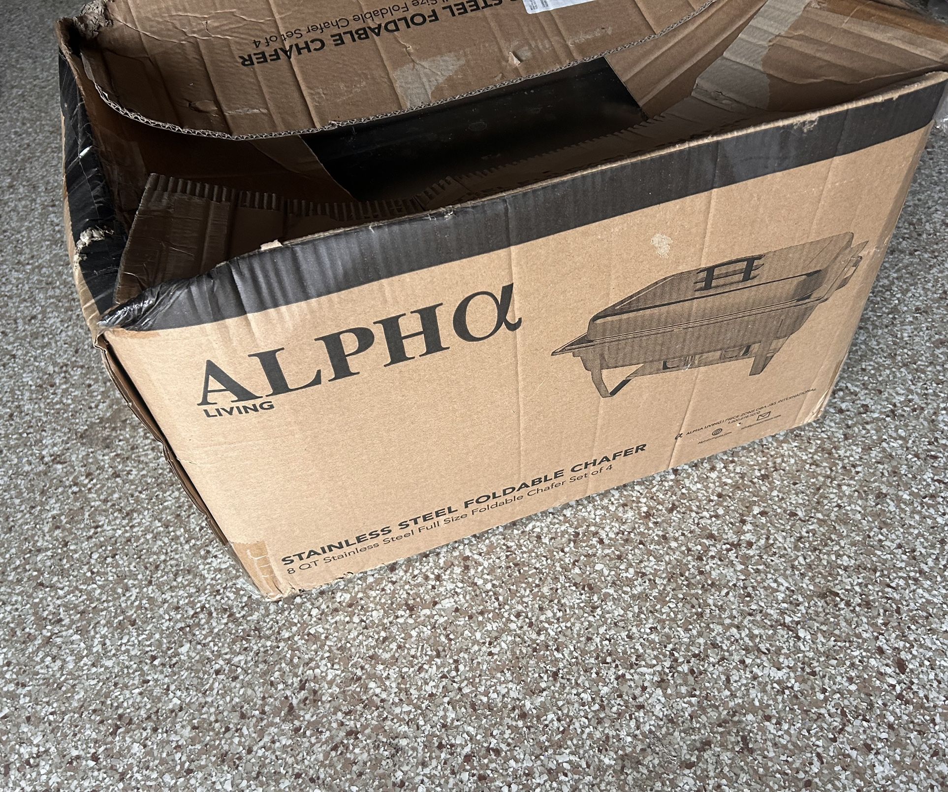 Chafing Dishes-4 Pack Stainless Steel