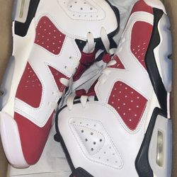 Retro Jordan Carmine 6 Size 7