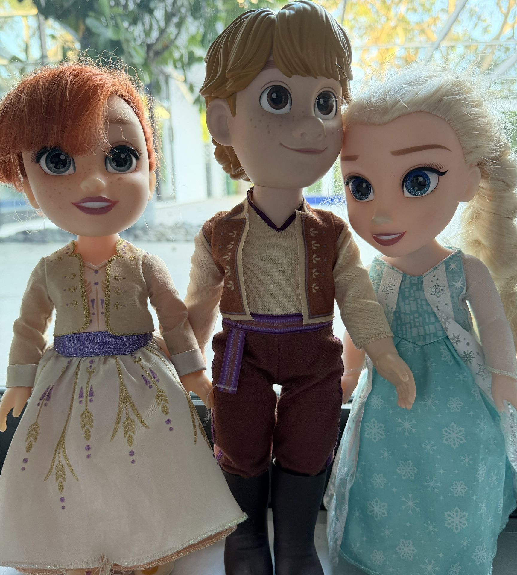 Lot Of 3 Play Dolls Frozen Dolls Elsa