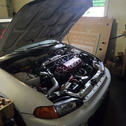 B Series And D Series Parts Turbo Manifold Fully Built Head And Block Skunk 2 Manifold Etc Etc Just Asked What You Need And Will Reply Got Full D16 Bu