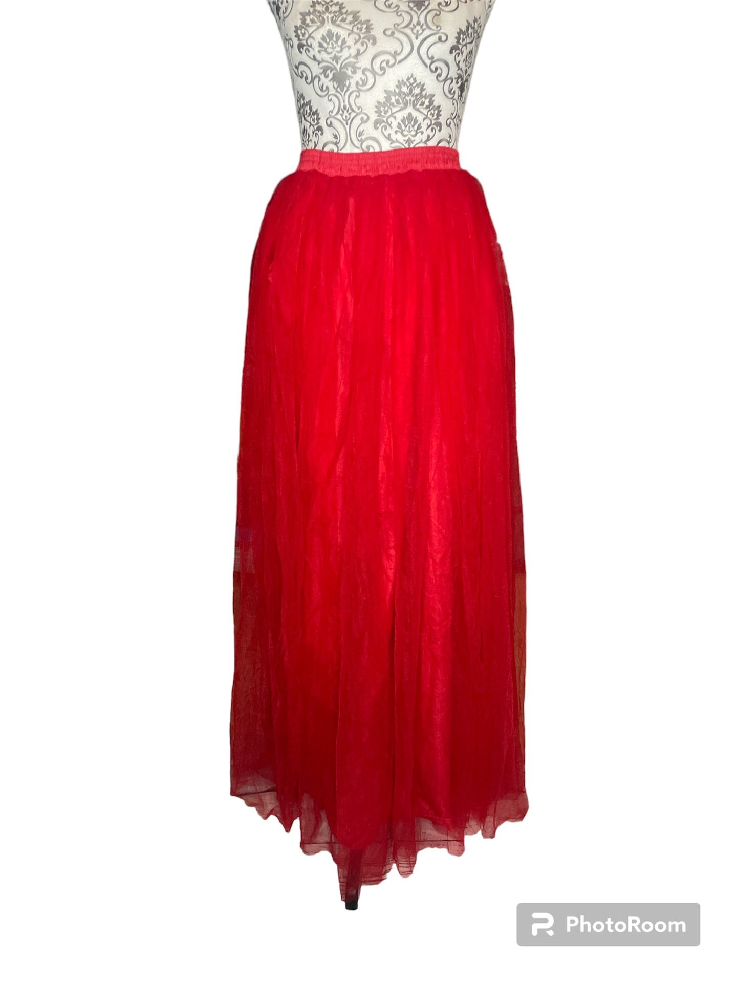 Maxi Long Tulle Skirt for Women Evening Party Wedding Skirts