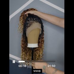 Ombré Boho Box Braided Wig 