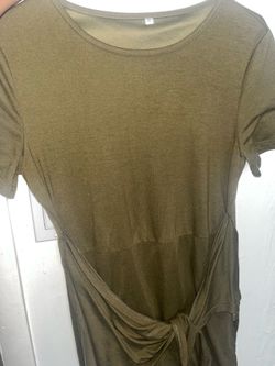 Olive Green Dress