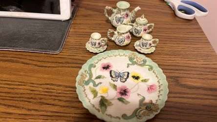 Green butterfly set