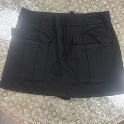 Leather Skort Small Women’s. Thin Soft Leather