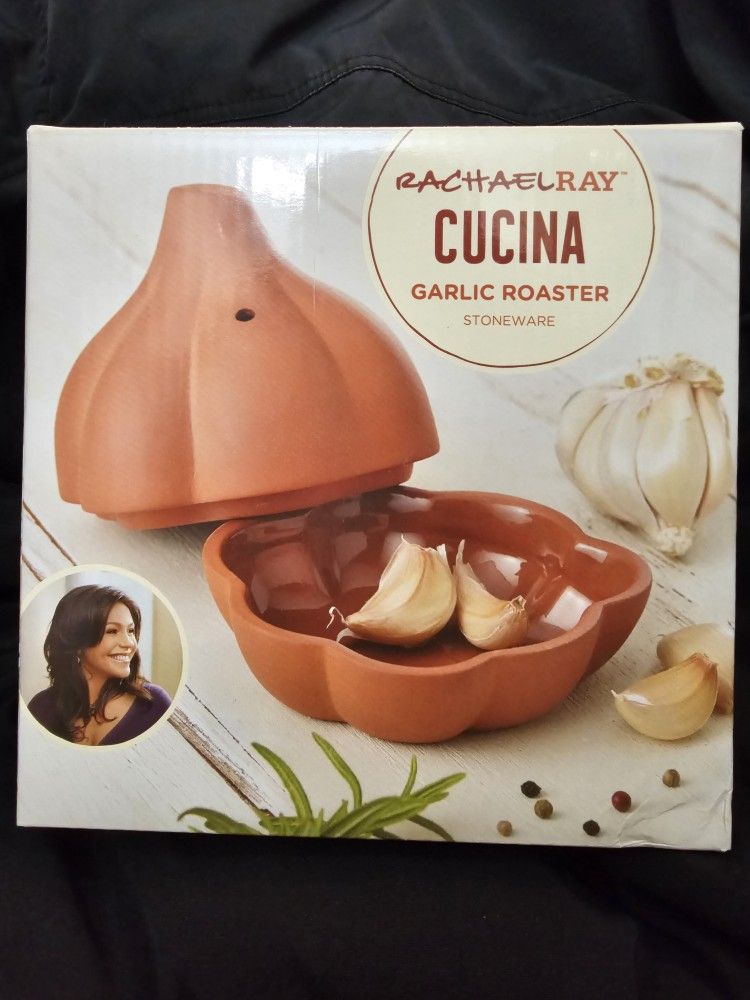 Rachael Ray Cucina Garlic Roaster StoneWare
