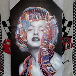 Marilyn Monroe Abstract Painting