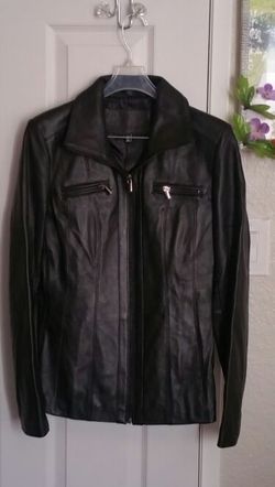 Like New Black Leather Jacket