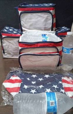 American Flag Cooler Lunch Bag Brand New