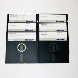 1987 Microsoft Windows 4.0 - 5.25 Floppy Disk 1-6