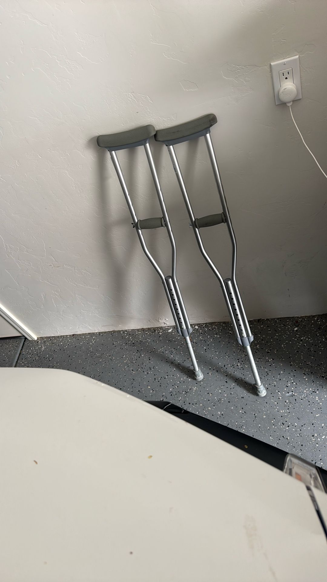 Crutches - Adjustable To Different Heights