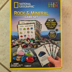 National Geographic Rock And Mineral Game