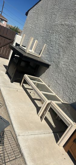 Dining Table With Chairs And Coffe Table With End Tables