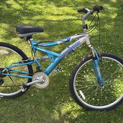 26"  Mongoose Estes Aluminium 21speed Dual Suspension Mountain Bike