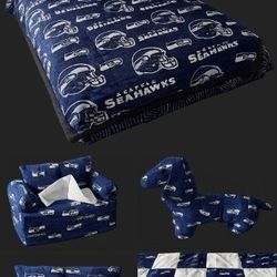 Seattle Seahawks Fleece Blanket – Super Soft NFL Throw 🏈

