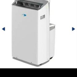 12,000 BTU SACC in White Inverter Dual Hose Portable Air Conditioner with Smart Wi-Fi r

