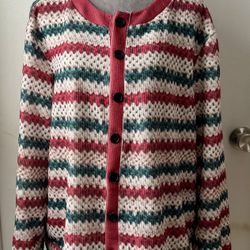 Cardigan Sweater, XL