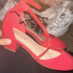Red Heels Size 3
