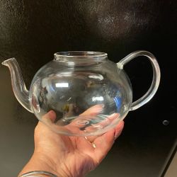  Glass  Tea Pot … 
