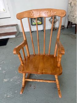 Toddler 100% wood Windsor style rocking chair