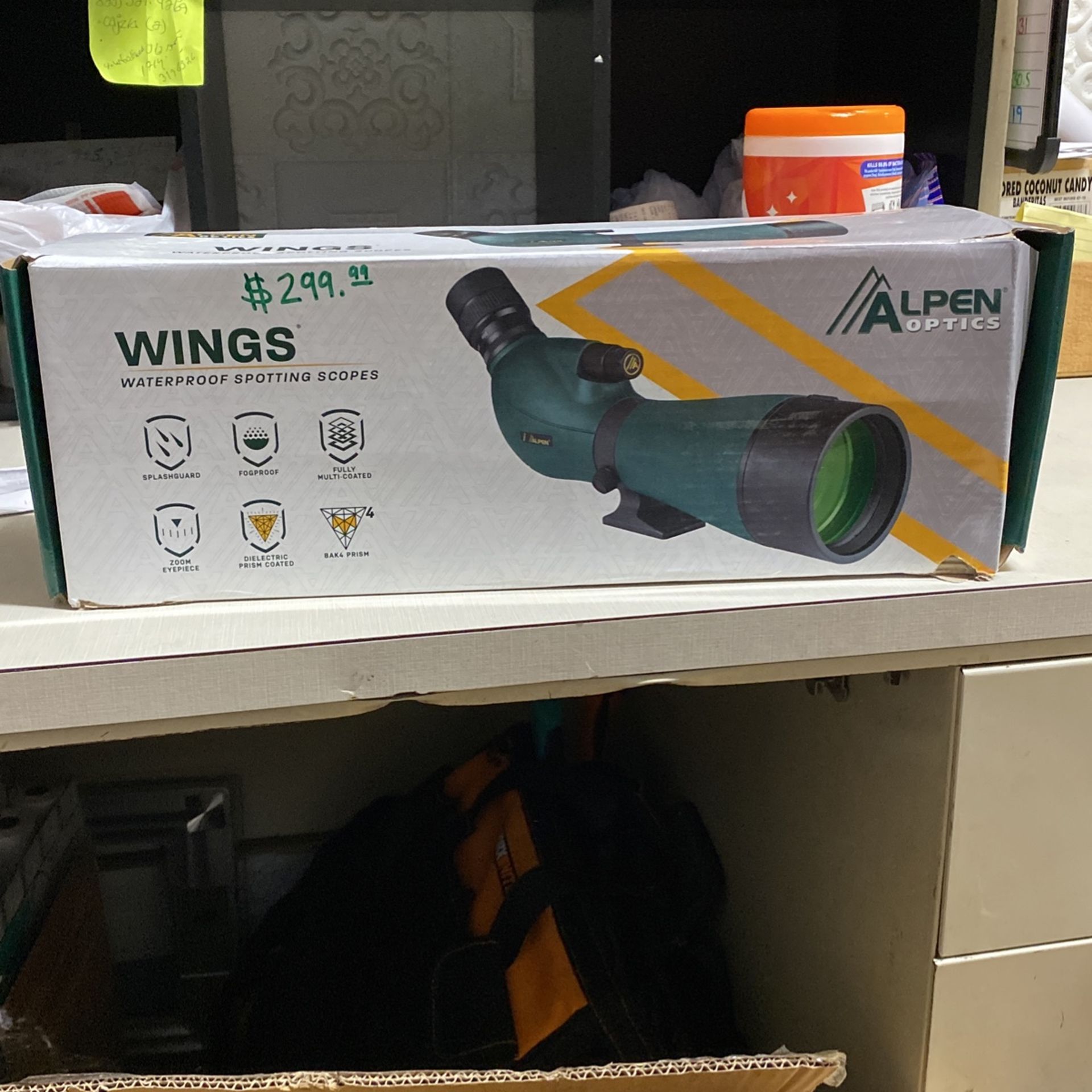 Wings Alpen Optics Spotting Scopes Waterproof New In Box