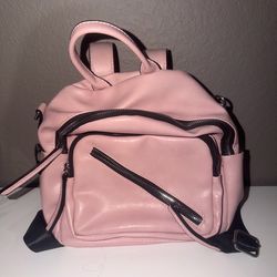 Pink/Black Mini Backpack