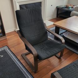 IKEA Poang Armchair And Footrest
