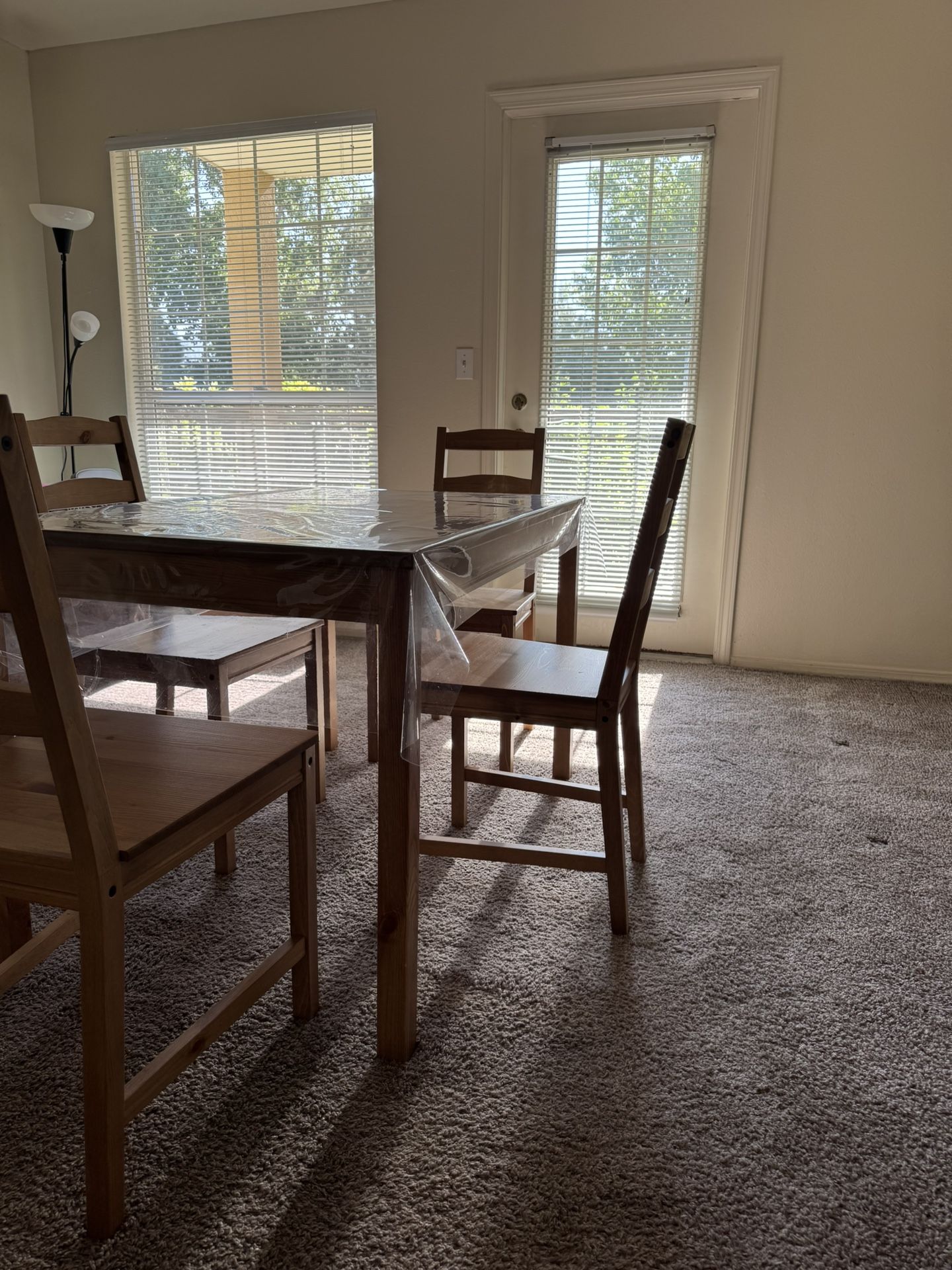 Wooden Kitchen Table With 4 Chairs For Sale