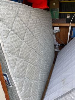 Queen size mattress and frame