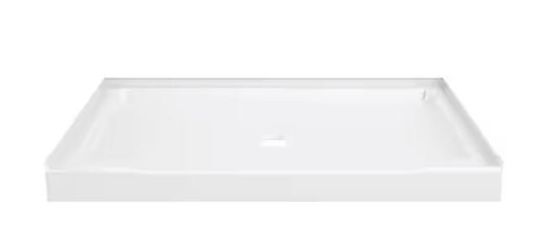 48 in. L x 34 in. W Alcove Shower Pan Base