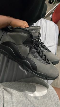 Shadow Jordan 10’s