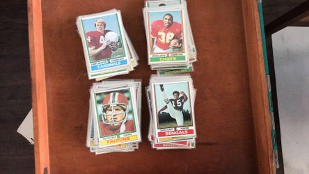 Vintage 1974 Topps Football Cards Lot