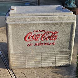 Vintage Coca Cola 1950s or 60s Cooler