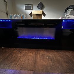 Electric Fireplace TV Stand